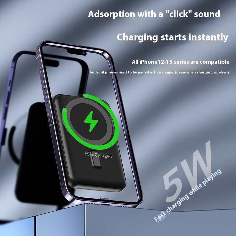 MagSafe Fast Charge Magnetic Power Bank – Wireless Portable Charger 10,000mAh
