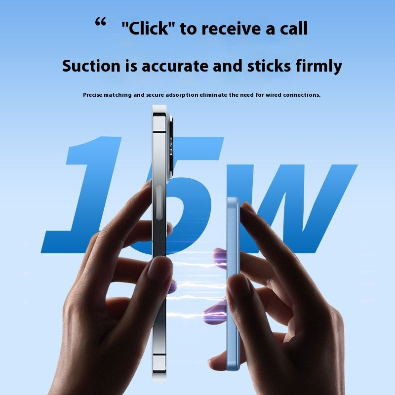 Fast Charge MagSafe Power Bank - 10,000mAh Wireless Portable Charger for iPhone