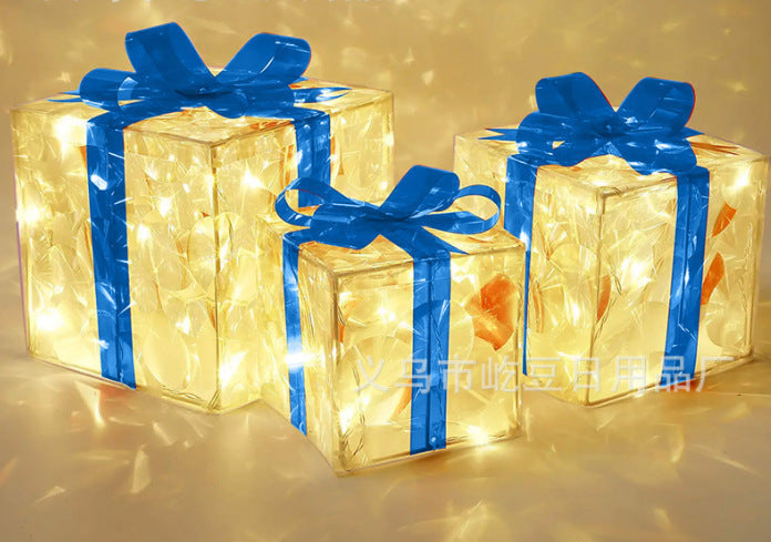 Luminous Christmas Gift Box, Laser Cat's Eye, Luminous Gift Box, Christmas