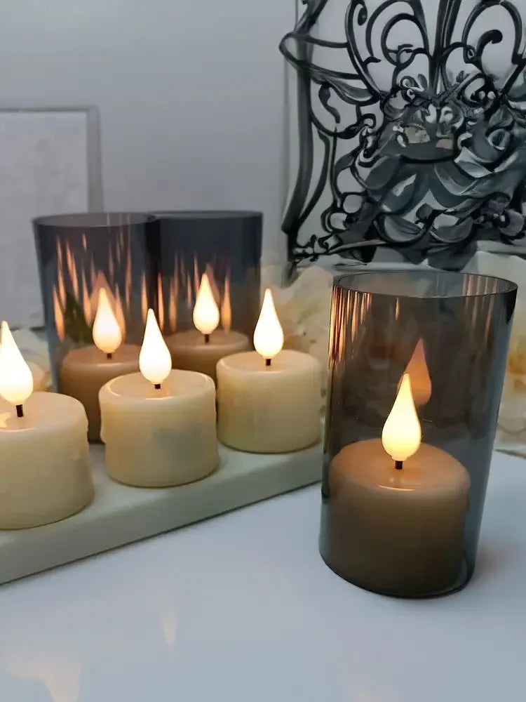 3D MagicFlame™ LED Candles – Rechargeable, Flameless & Ultra-Realistic Glow