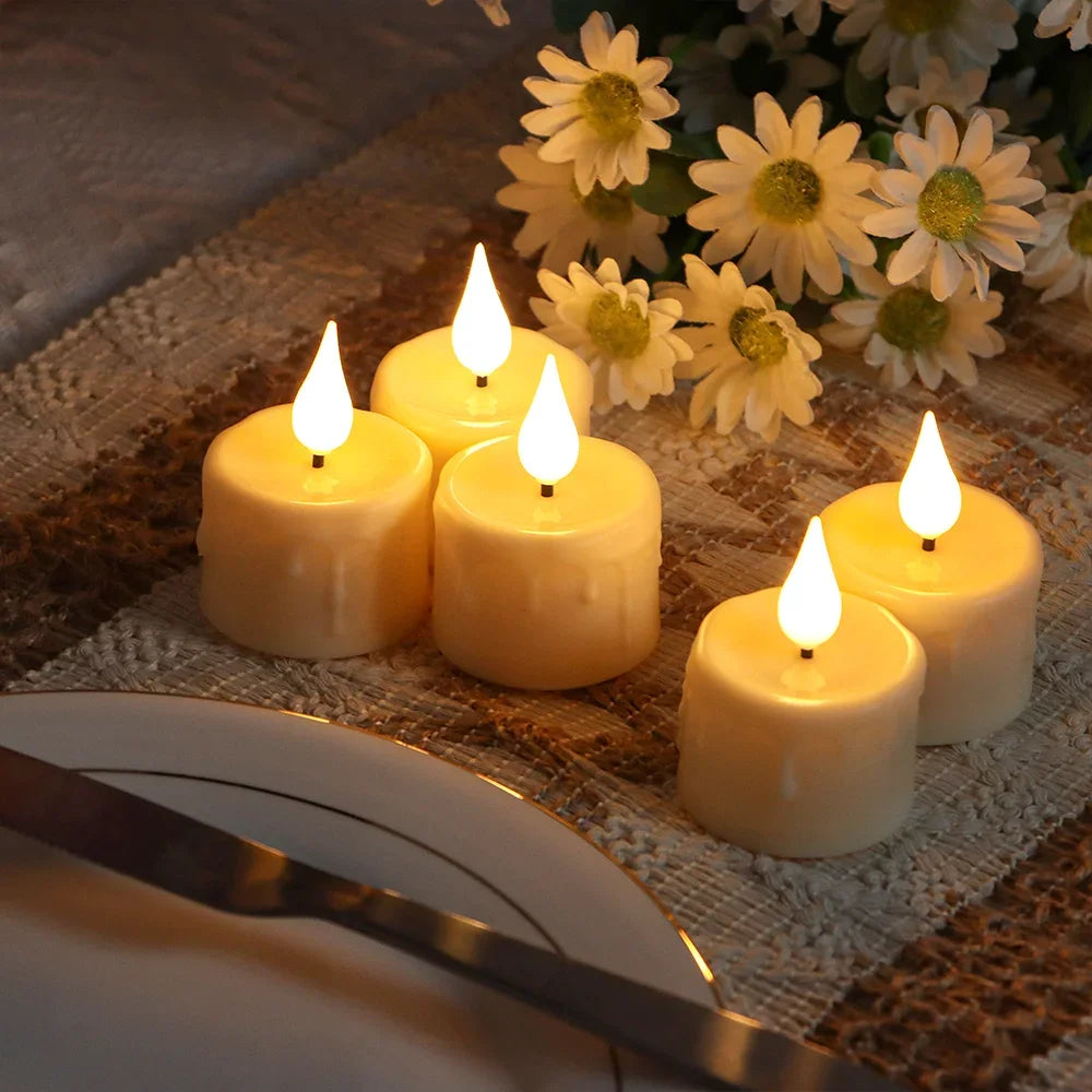 3D MagicFlame™ LED Candles – Rechargeable, Flameless & Ultra-Realistic Glow