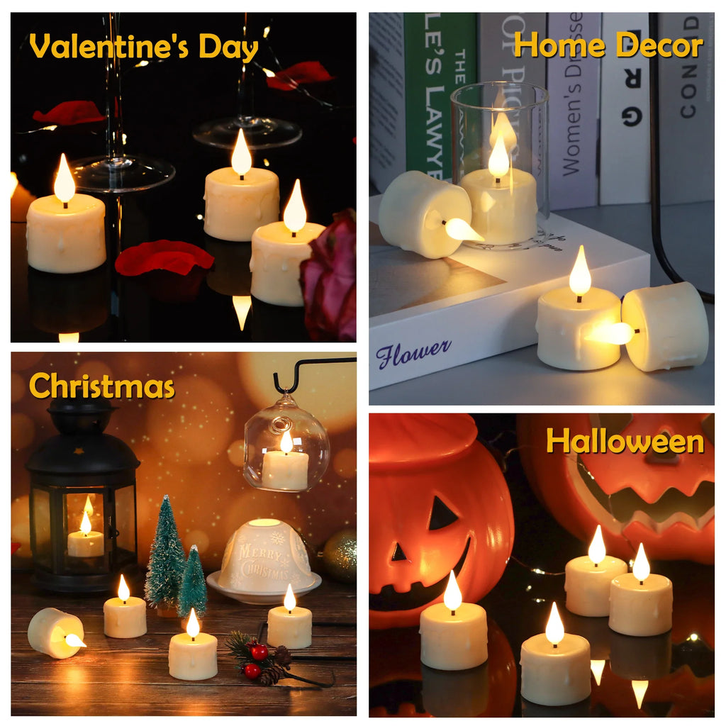3D MagicFlame™ LED Candles – Rechargeable, Flameless & Ultra-Realistic Glow