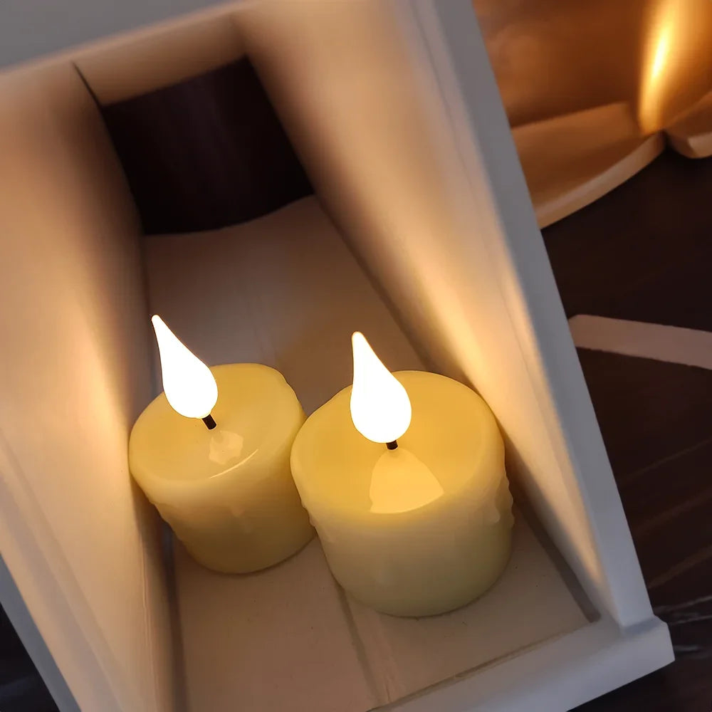 3D MagicFlame™ LED Candles – Rechargeable, Flameless & Ultra-Realistic Glow