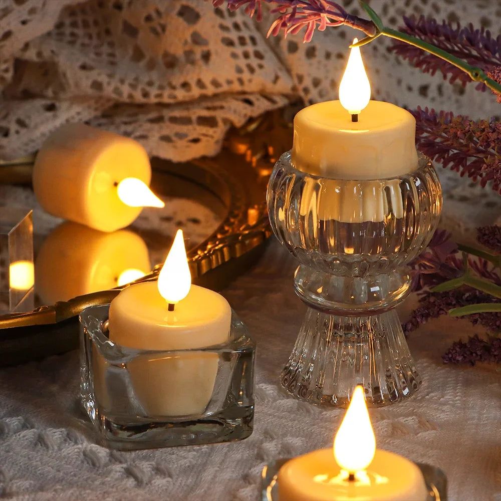 3D MagicFlame™ LED Candles – Rechargeable, Flameless & Ultra-Realistic Glow